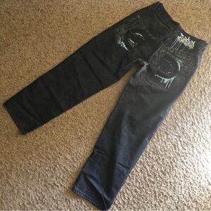 Ecko Unlimited Raw & Uncut Men’s Black Straight Pants Waist Size 32